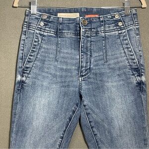 Anthro Pilcro High Rise Skinny Jeans Size 28 Medium Wash